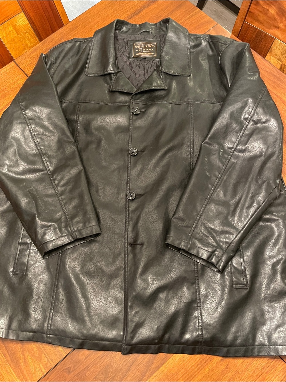 Arizona Jean Company Black Trench Coat C83